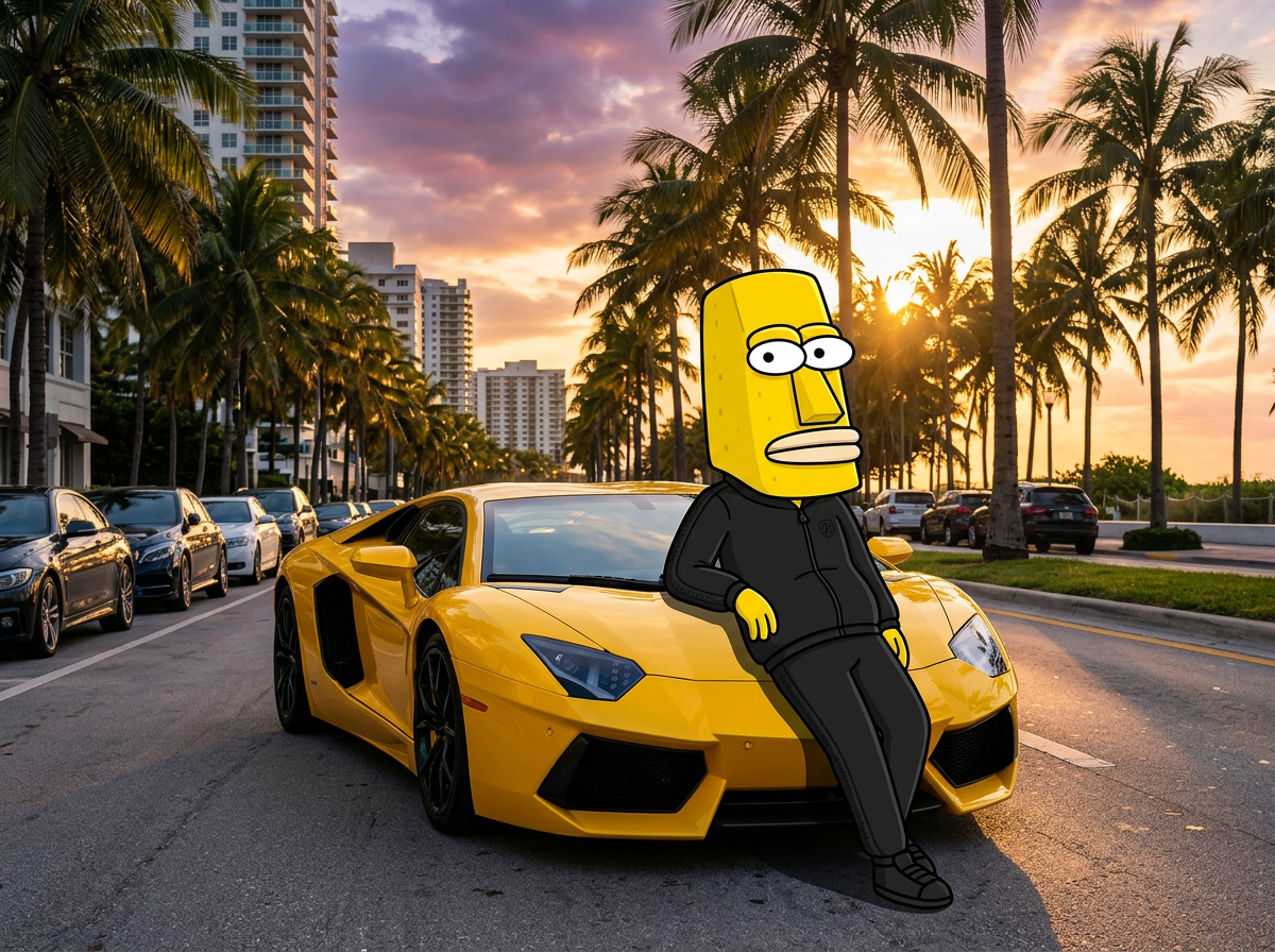 MOAI in Miami — Lambo Flex